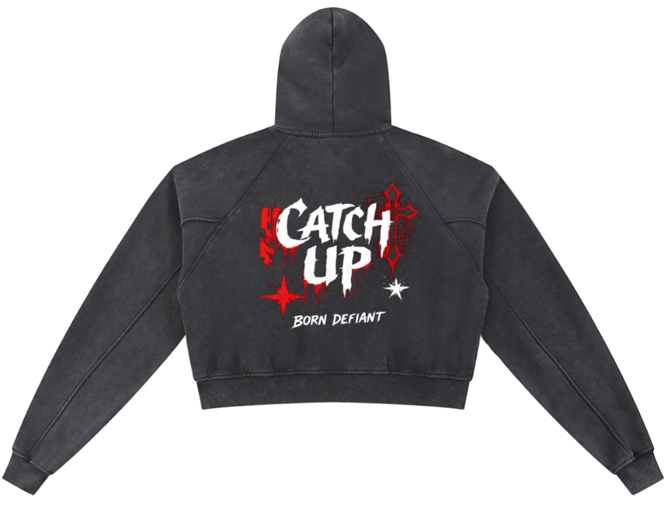 Catch Up Cropped Hoodie